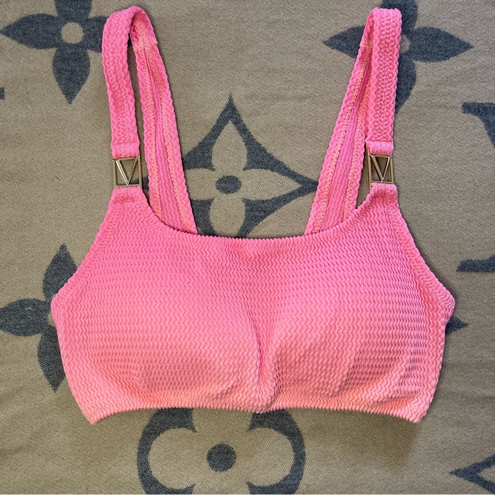 NWT Victoria's Secret 2 pc Bikini The Wave Swim Top & Bottom S-M New with Tags - Picture 3 of 7